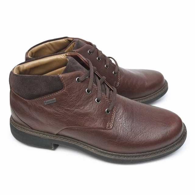 クラークス メンズ 防水 ブーツ 153J アントレッドアップ ゴアテックス レースアップ 本革 プレーントウ Clarks UUp GTX ｜au  PAY マーケット