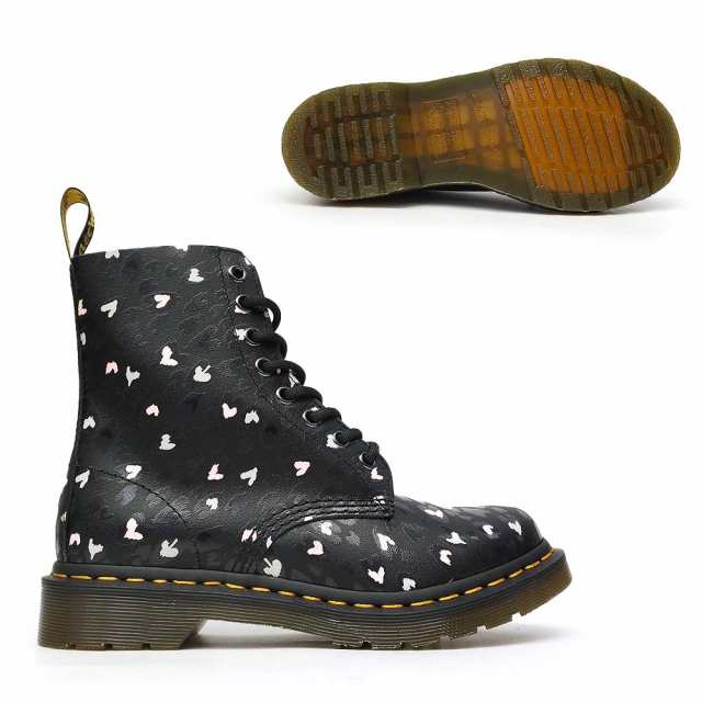 ドクターマーチン 8ホール ブーツ 1460 パスカル HEARTS レディース 正規品 Dr.Martens CORE PRINT 1460  PASCAL HEARTS 8HOLE BOOT｜au PAY マーケット