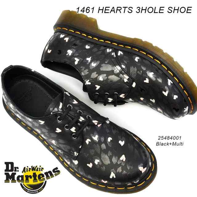 ドクターマーチン 靴 1461 Hearts 3ホール レディース 正規品 マルチ ハートプリント Dr Martens Core Print 1461 Heartsの通販はau Pay マーケット マイスキップ