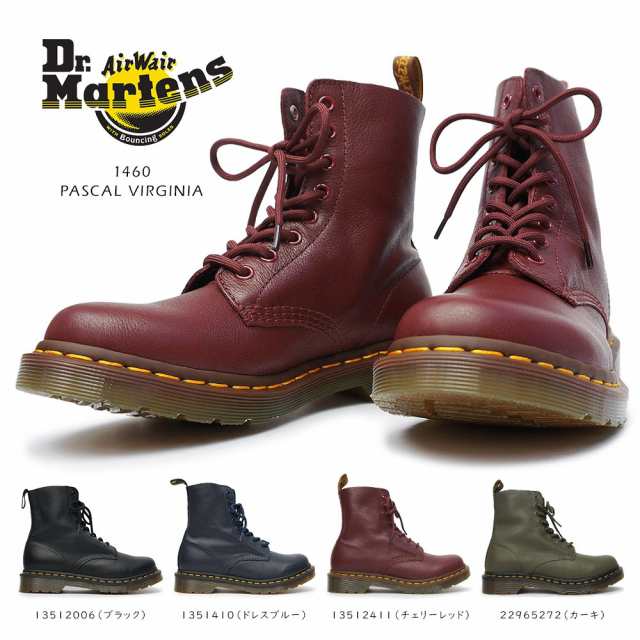 ドクターマーチン レディース 8ホール 1460 パスカル ヴァージニア 正規品 ブーツ 8アイブーツ Dr.Martens CORE 1460  PASCAL VIRGINIA｜au PAY マーケット