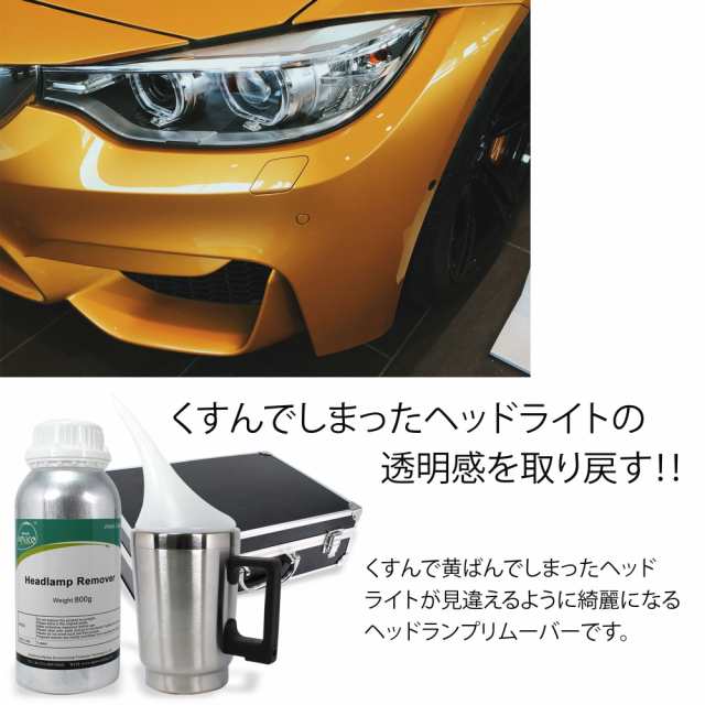 ヘッドランプリムーバー専用コーティングリキッド AllPlace社正規品 600ml 3本 カーケア用品 簡単 施工 車 宅配便のみ ヘッドランプ  ヘの通販はau PAY マーケット - 【土曜・祝日も出荷】WHITENUTS