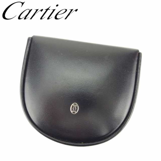 Cartier カルティエ コインケース カードケース 黒 メンズ-