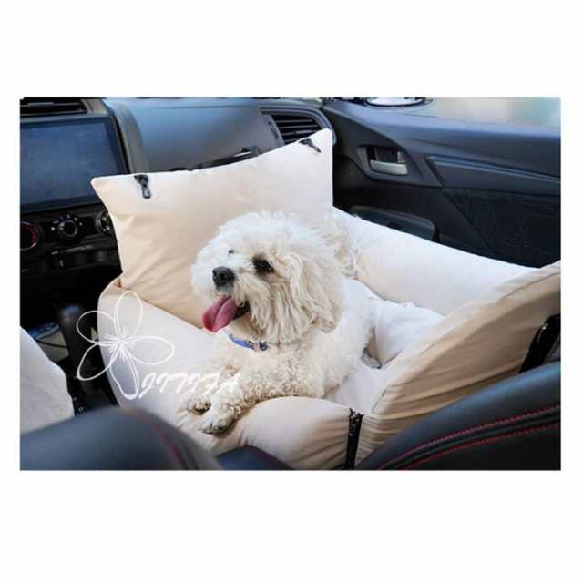 犬 車用 ドライブボックス ドライブベッド ペットベッド 車用ペットシート ペットキャリーバッグ 洗える 飛び出し防止リード付き 持ち運び 小型犬 猫用 柴犬用 お出かけ 滑り止め 酔わない 車載用 カー用品 柴犬 防水 アウトドア JITIFAの通販は