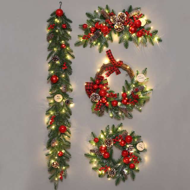 クリスマスリース フラワー まつぼっくり 木の実 ギフト 玄関