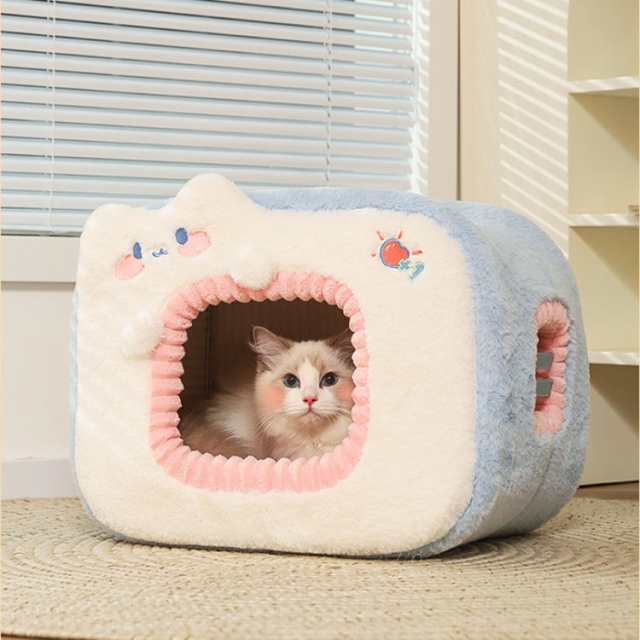 ペットベッド ふわふわ ドーム 暖かい 小型犬 猫 春 夏 秋 冬 あったか ペット用 ベッド ドーム ハウス ソファ クッション マット ハウス おしゃれ 通年 ペットグッズ 猫用 犬用 もこもこ 柔らか ぐっすり眠れる 保温防寒 JITIFA