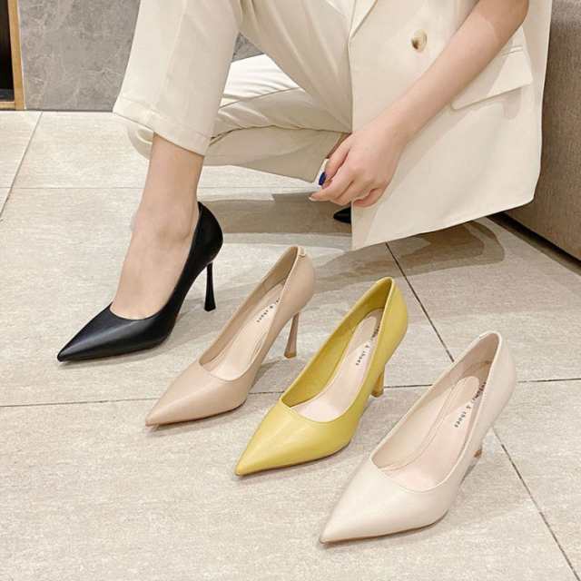 パンプス ポインテッドトゥ レディース キャバ 結婚式 9.5cmヒール 美脚パンプス ハイヒール ピンヒール パーティーシューズ シンプル パーティー 披露宴 ドレス 入園式 入学式 大人 上品 痛くない 歩きやすい ポインテッドトゥ エナメル ピンヒール 美脚 JITIFAの通販は