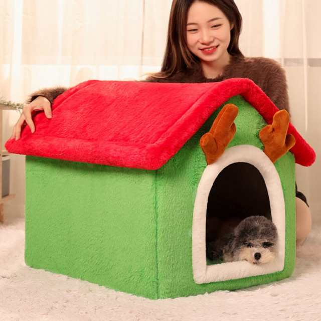 猫 ベッド 冬 ペットベッド 犬 猫 小型犬 冬用 洗える 暖かい ドーム型 ふわふわ あったか 猫ハウス 防寒 ペット寝袋 ふかふか 室内 猫ベッド 秋冬用 防寒 ペットハウス ねこ ネコ寝床 キャットベッド 犬小屋 おしゃれ 可愛い JITIFAの通販は