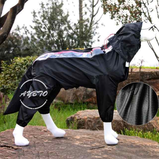 レインコート 犬服 雨具 雨の日 撥水 犬服 犬レインコート 犬用 ポンチョ ペットレインコートカッパ 犬用合羽 帽子付き 耐久性 通気 着脱