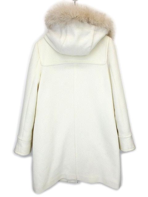 中古 リランドチュール Rirandture 16aw ポケットファー ダッフルコート メルトン ウール ロング 1 白 ホワイトの通販はau Pay マーケット ブランド古着のベクトル