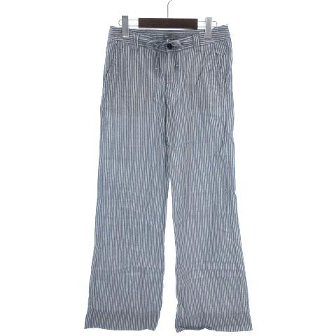 中古 ギャップ Gap パンツ ワイド ストライプ リボン コットン 青 ブルー Xxs レディースの通販はau Pay マーケット ブランド古着のベクトル