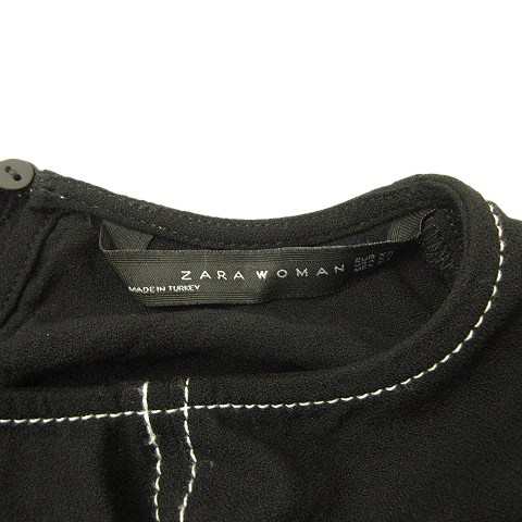 中古 ザラ Zara ワンピース ひざ丈 長袖 スリット ステッチ ブラック Xs レディースの通販はau Pay マーケット ブランド古着のベクトル