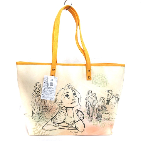 中古 未使用品 ディズニー Disney トートバッグ Pvc ラプンツェル プリント 黄色 鞄 レディースの通販はau Pay マーケット ブランド古着のベクトル