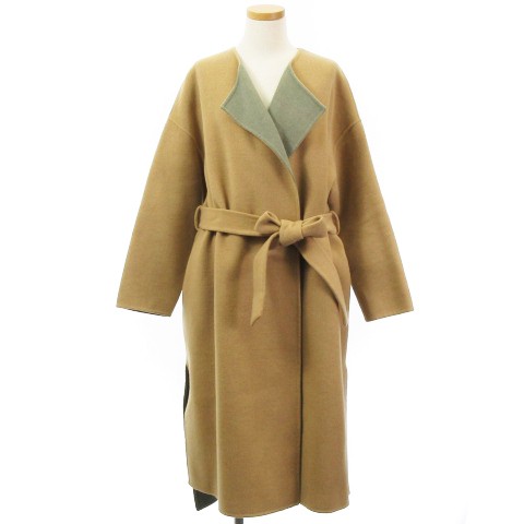 中古】muller of yoshiokubo 美品 18AW Split gown coat ガウンコート