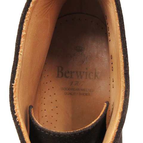【中古】バーウィック Berwick チャッカ ブーツ スエード 910 茶 ブラウン 43 27cm 27.5cm 靴 IBO34 メンズ｜au  PAY マーケット