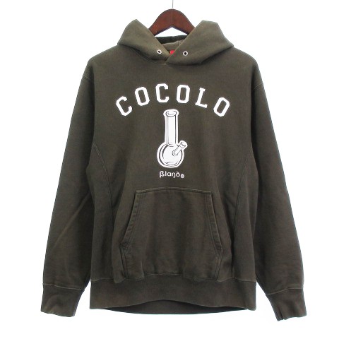 中古】ココロブランド COCOLO BLAND パーカー スウェット 裏起毛 長袖