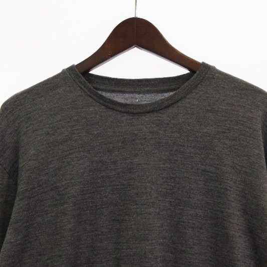 中古】グラフペーパー Graphpaper Washable Wool Crew Neck Tee ニット