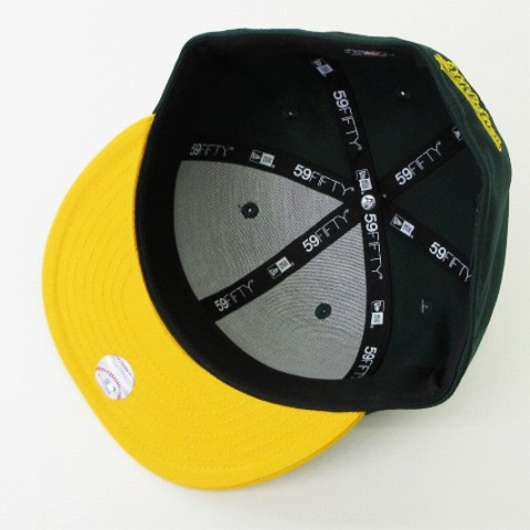 中古】未使用品 ニューエラ NEW ERA 59FIFTY MLB Pins アスレチックス