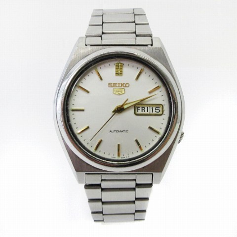 中古】セイコー SEIKO 5スポーツ 腕時計 自動巻き オートマ SS 7S26