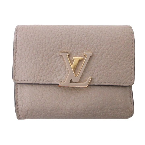 中古】ルイヴィトン LOUIS VUITTON ポルトフォイユ カプシーヌ 3つ折り