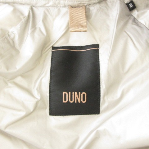 【中古】デュノ DUNO 美品 NEBA BELLAGIO 切替 ダウンコート グレー 38 S位