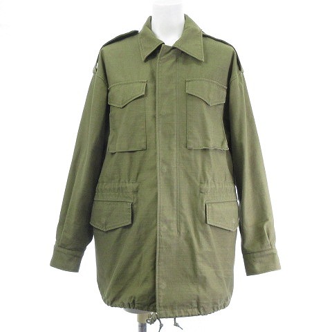 【中古】ハイク HYKE 美品 M-51TYPE FIELD JACKET BIG FIT ミリタリーフィールドジャケット ブルゾン カーキ Sの通販は