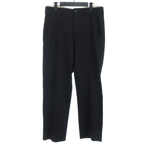 【中古】ヨウジヤマモトプールオム YOHJI YAMAMOTO POUR HOMME 01SS HX-P16-100 パンツ スラックス ブラック 4 約Lの通販は