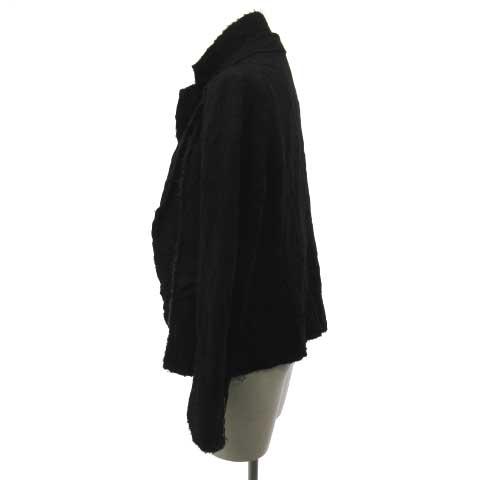 【中古】トリココムデギャルソン tricot COMME des GARCONS TT-J021 AD2007 ウール縮絨 ジャケット 黒 ブラック Sの通販は