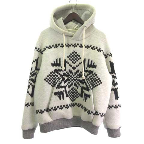 【中古】マルタンマルジェラ 10 ニット パーカー プルオーバー ノルディック柄 エンブロイダリー 46  メンズの通販は