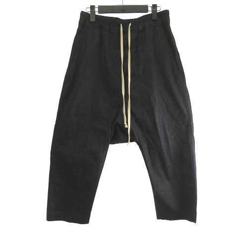 【中古】ダークシャドウ DRKSHDW Rick Owens リックオウエンス サルエルパンツ 黒 ブラック XS DU18S3373-TE メンズの通販は