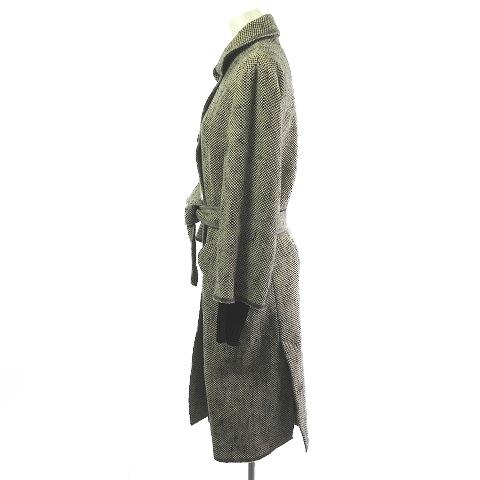 中古】チヴィディーニ CIVIDINI ロングコート ウールコート リブ袖