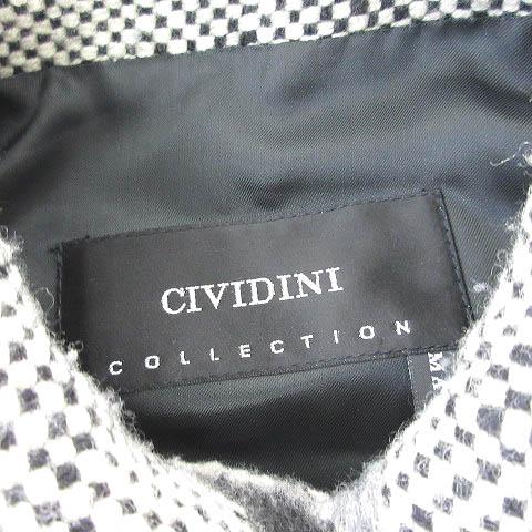中古】チヴィディーニ CIVIDINI ロングコート ウールコート リブ袖