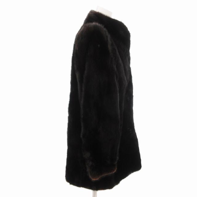 中古】ミンクファーコート ジャケット 毛皮 F 茶 ブラウン /FF □GY22