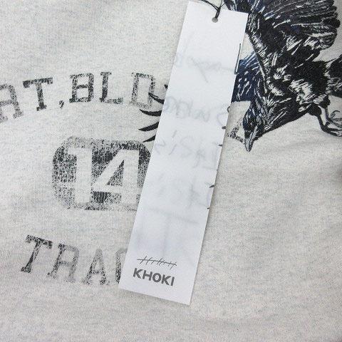 中古】コッキ KHOKI タグ付き 25ss-t-01 カレッジ スウェット