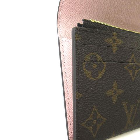 中古】ルイヴィトン M61289 モノグラム ポルトフォイユ・エミリー 長  