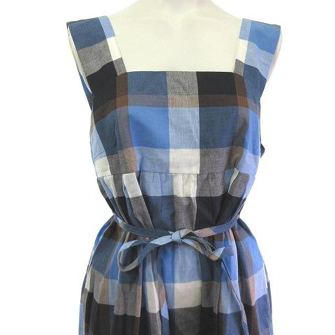 中古】ブルーレーベルクレストブリッジ 25SS コットンリネンチェック