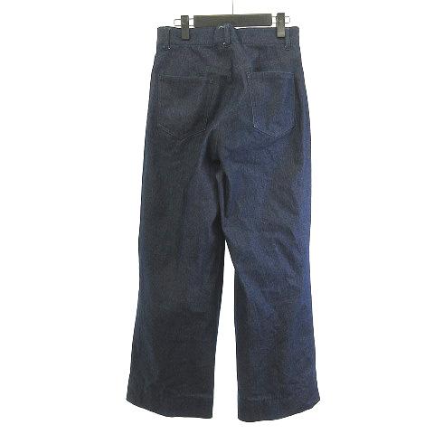 ジョンローレンスサリバン　2タックワイドデニム｜ジョン ローレンス サリバンのワイドデニムパンツ、タック入り