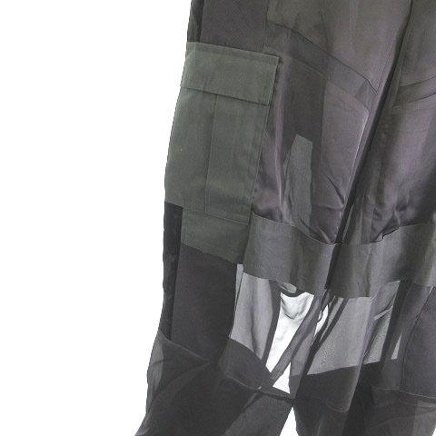 中古】サカイ sacai 20-04902 Combo Cargo Trousers シアー 切替  