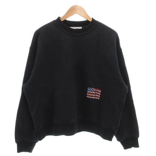 【中古】アレキサンダーワン ALEXANDER WANG 渋谷店限定 スウェット トレーナー 長袖 プルオーバー クルーネック M