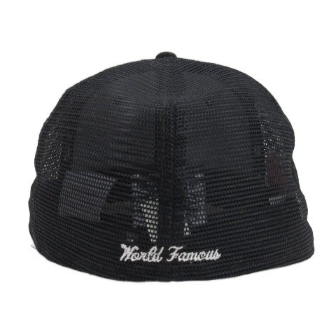 【中古】シュプリーム × ニューエラ 良品 24SS 59FIFTY メッシュ キャップ ボックスロゴ 黒 ブラック 7 3/8 58.7cm