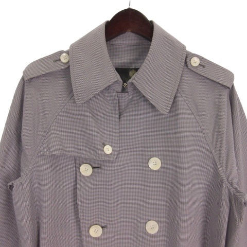 中古】グレンフェル GRENFELL トレンチ コート チェック ベルト