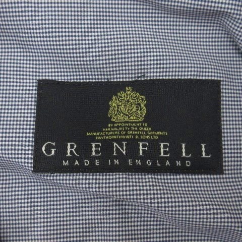 中古】グレンフェル GRENFELL トレンチ コート チェック ベルト