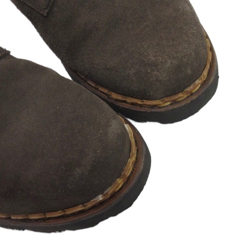 【中古】パラブーツ Paraboot ベルジェラック ブーツ スエード 58096 ダークブラウン 8 26.5cm メンズ