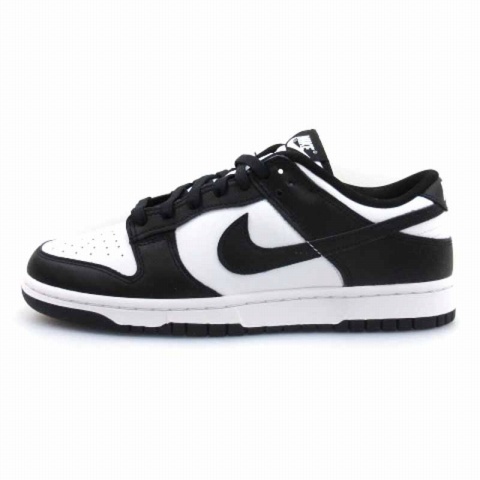 【中古】ナイキ NIKE DUNK LOW RETRO WHITE/BLACK-WHITE ダンク ロー レトロ スニーカー パンダ DD1391-100 27cm ■GY51 メンズ