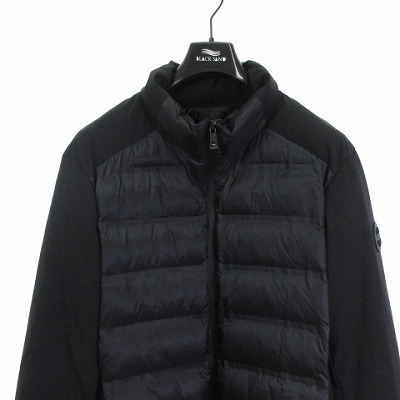 【中古】未使用品 ブラックサンド BLACK SAND タグ付き 中綿ジャケット ブルゾン 紺 ネイビー 3XL ■GH メンズ 中古】未使用品 ブラックサンド BLACK SAND タグ付き 中綿ジャケット