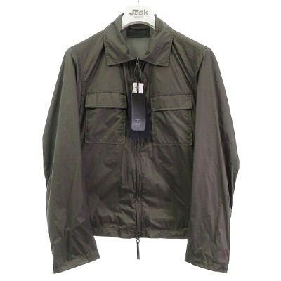 【中古】未使用品 THE JACK LEATHERS タグ付き ナイロンジャケット ブルゾン グレー系 50 XL位 ■GH メンズ