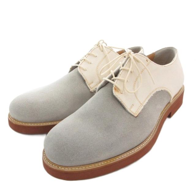 【中古】IL CAMPAGO タグ付き 革靴 レザーシューズ レースアップ 本革 40 グレー /FF ■GH