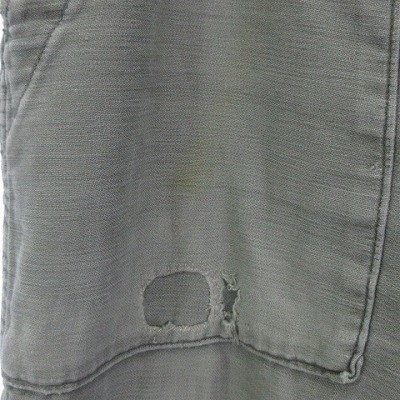 【中古】U.S.ARMY ヴィンテージ 60'S ベイカーパンツ ストレート ボロ カーキ 緑 グリーン 34×31 メンズ