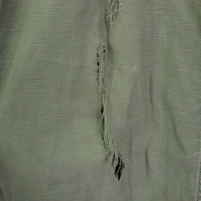 【中古】U.S.ARMY ヴィンテージ 60'S ベイカーパンツ ストレート ボロ カーキ 緑 グリーン 34×31 メンズ