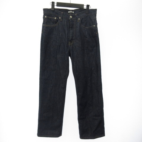 【中古】オーラリー AURALEE AOOP01DM HARD TWIST DENIM 5P PANTS デニムパンツ ジーンズ インディゴ 30 メンズ
