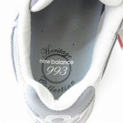 【中古】未使用品 ニューバランス NEW BALANCE タグ付き MR993GL MADE IN USA アメリカ製 スニーカー グレー 26.5cm